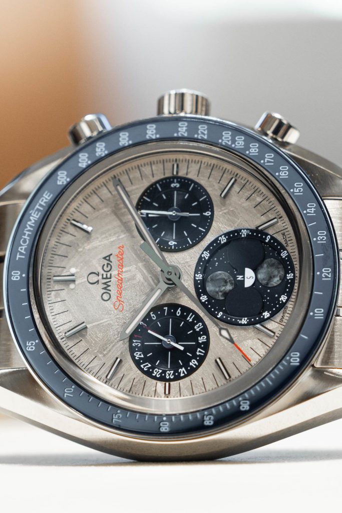 OMEGA Speedmaster Moonphase Grey Meteorite Dial Artworth