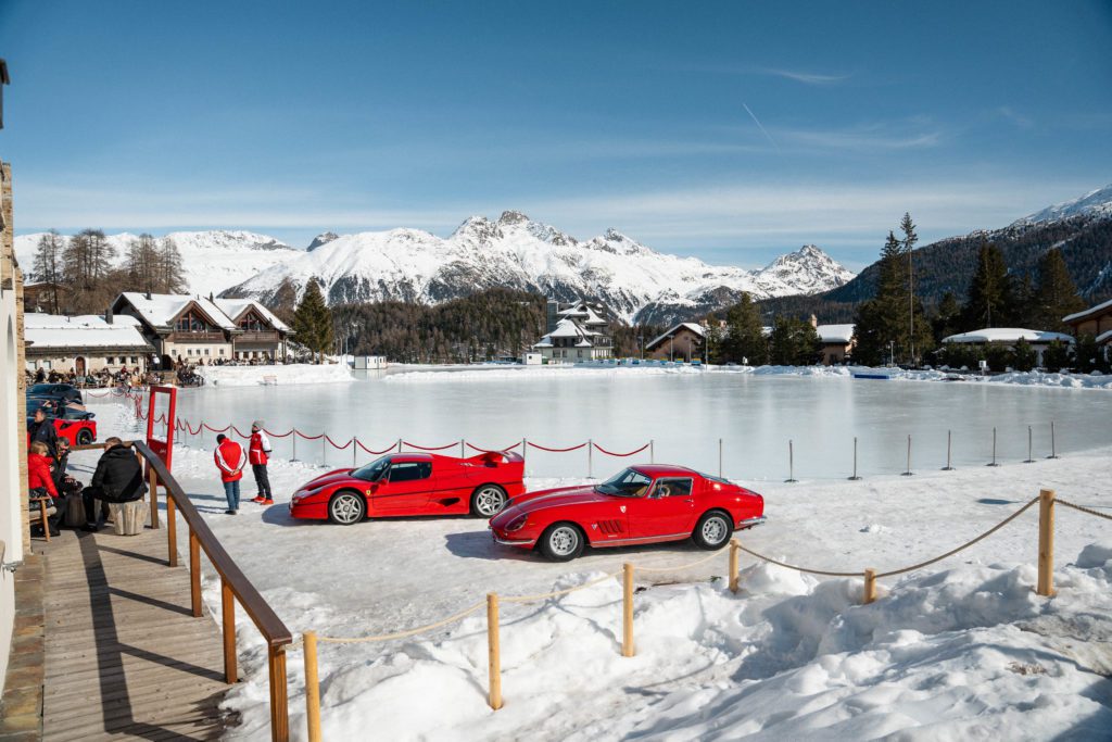 THE ICE St. Moritz Artworth Classic Cars Concours of Elegance Ferrari Kulm Country Club