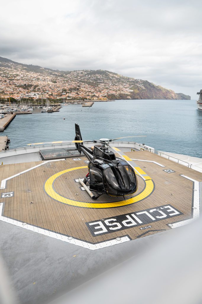 Scenic Eclipse Helicopter Yacht Artworth